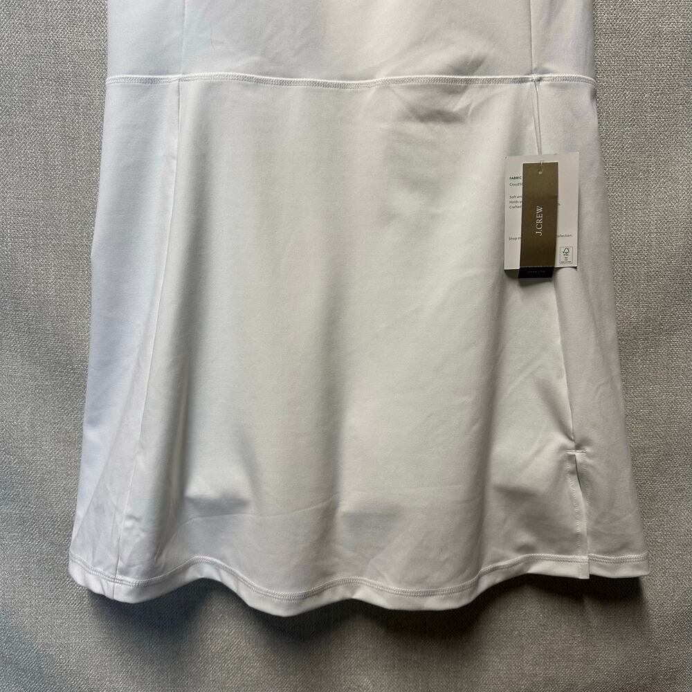 NWT J. Crew Active White Dress with Shorts Medium Tennis Workout - Picture 5 of 8
